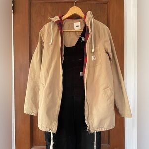 Vans canvas jacket with hood